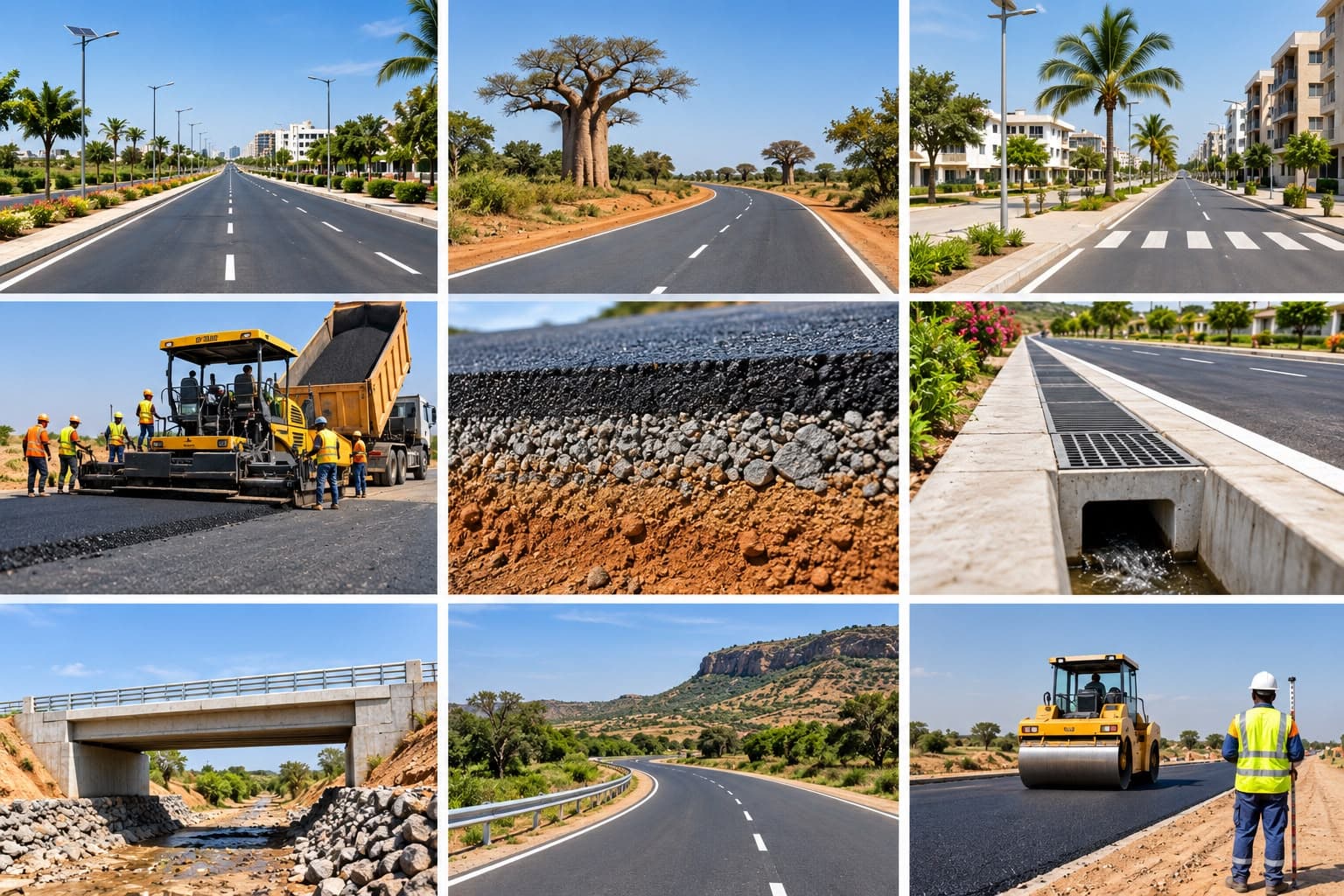Overview: pavement structure, materials and civil engineering works